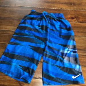 Nike Youth XL shorts. Blue and black